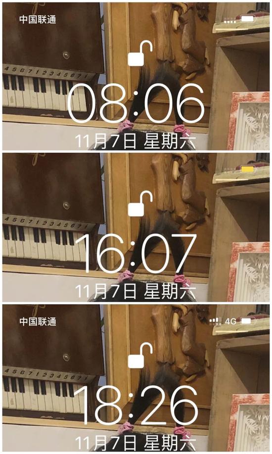 仅仅是11月7日，罗兆涵的iPhone12就三次彻底没信号