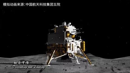 　模拟动画截图。来源：中国航天科技集团五院