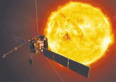 欧洲空间局与美国航空航天局合作的太阳轨道飞行器（Solar Orbiter）。图片来源：欧洲空间局