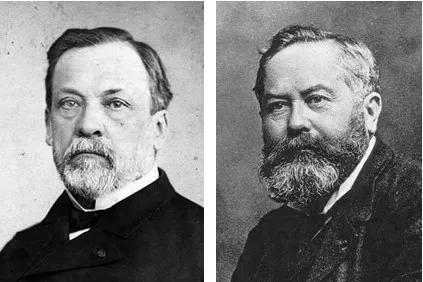　路易•巴斯德（Louis Pasteur）、查尔斯•汉伯兰（Charles Chamberland）（图片来自网络）
