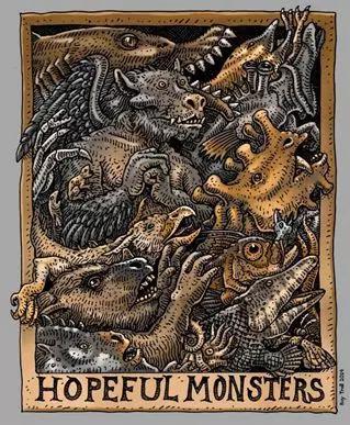 Hopeful Monsters 绘图：Ray Troll，图片来源：www.maryanningsrevenge.com