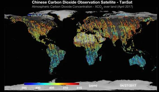 我国碳卫星TanSat的二氧化碳观测数据