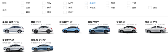 （图源：吉利汽车官网）