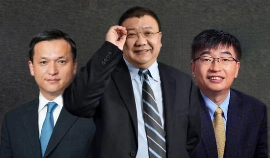 图：“铁三角”黎辉、陆正耀、刘二海