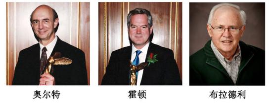 图1. 三位著名HCV发现者（图片来自拉斯克奖和加德纳奖网站）