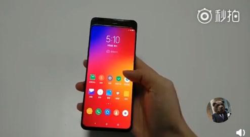 全面屏联想Z5 Pro真机视频流出:滑动式摄像头