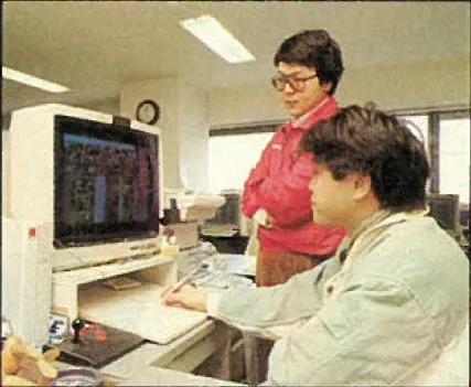 在1995年仍然能在科乐美的工作室里见到X68000的身影