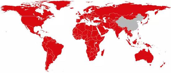 Netflix全球覆盖地区