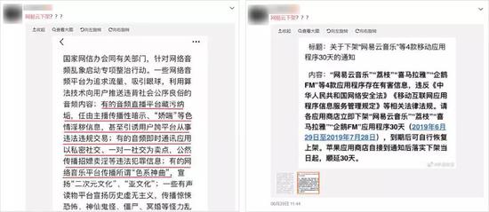 网友推测网易云下架可能与网信办整治网络音频相关