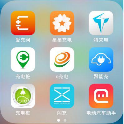 充电App一览（来源：电动车公社）