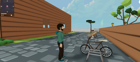 图注：林俊杰周边别墅区街道