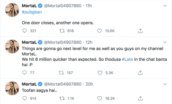 MortaL在Twitter上称“暴风雨来了”