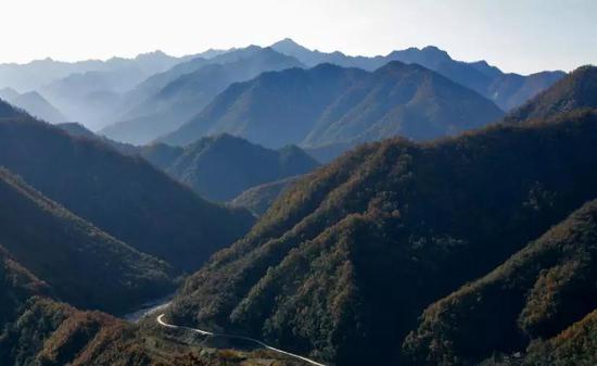 秦岭山脉、岷山山脉、邛崃山脉等全球生物多样性热点区域。图片来源：王放