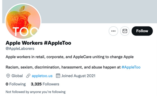 AppleToo的官方Twitter