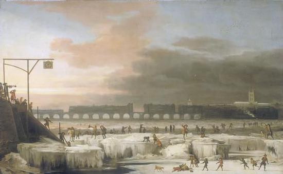 创作于1677年，描述小冰河期冬日场景的画作。（来源：Wikipedia）