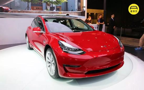 特斯拉Model 3进入中国亮相北京车展：实车细节详解