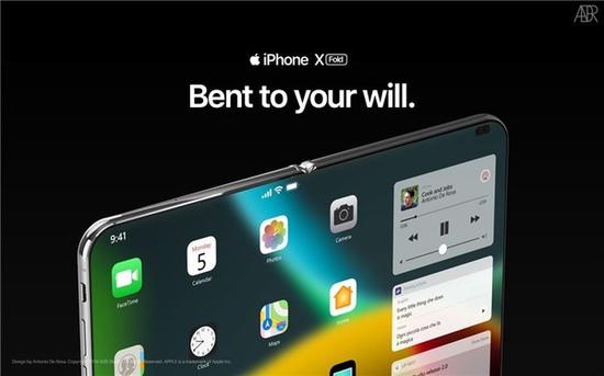 iPhone X Fold折叠屏概念设计（图源网）