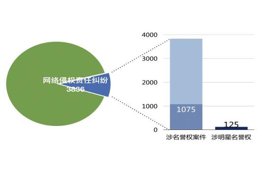 北京互联网法院在2019年全年受理的1075件网络侵害名誉权纠纷中，以青少年为被告、侵权行为集中涉及演艺工作者名誉权的案件共计125件。法院供图