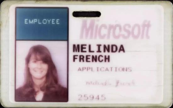 梅琳达大学毕业后就加入了微软公司