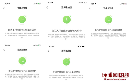 记者实测记录的不同日期排队人数变化。 图片来源:受访者供图