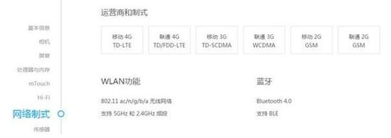 雙4G網絡支持5模13頻（圖片引自互聯網）