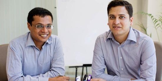 Flipkart创始人SachinBansal和Binny Bansal