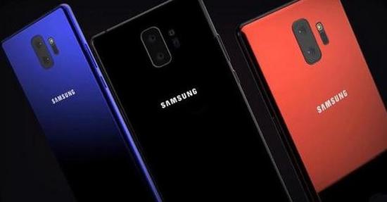 官方透露九月发三星Note9 预装Bixby 2.0 三星Galaxy Note 9渲染图(图片来自网络)
