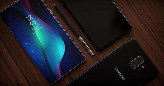 官方透露九月发三星Note9 预装Bixby 2.0 三星Galaxy Note 9渲染图(图片来自网络)