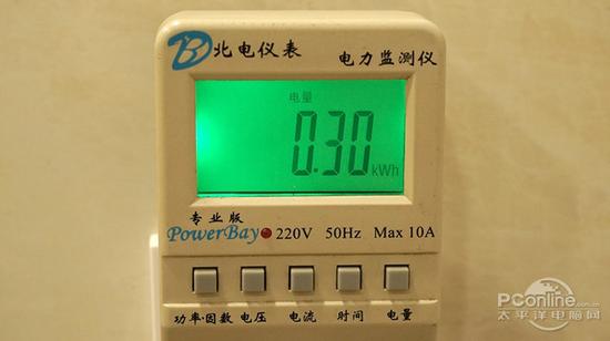 而整个强力洗衣过程耗电0.3kWh，节能方面的表现也能让人接受。