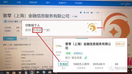 同步财经经过多方核实调查，终于查到了玩家网背后的陈海波和意零公司