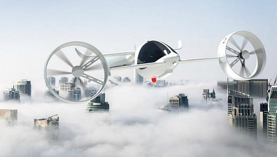 国外公司将推解决城市通勤的载人无人机 时速100公里
