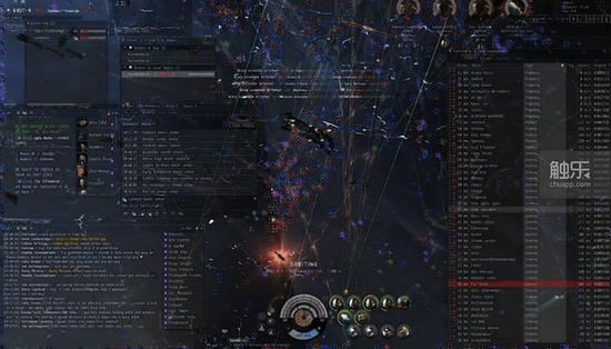 真实会战中玩家的操作界面