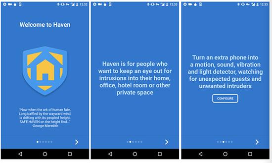 斯诺登开发了一款App 称能将安卓手机变家用安保系统