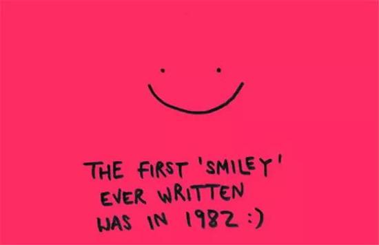 第一个笑脸被画出来是在1982年 ： ）