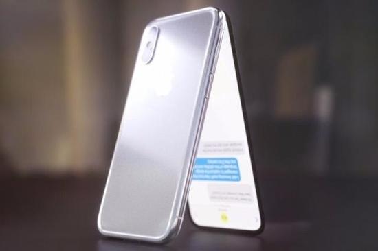 背部基本与iPhone X没有任何区别,竖排双摄+苹果LOGO。