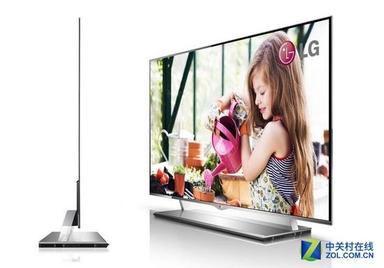 2012年CES展上的LG 55英寸OLED电视宣告了OLED大屏时代开启