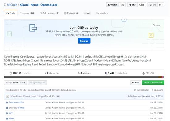 小米A1公布内核源码 可以愉快的解锁手机全部