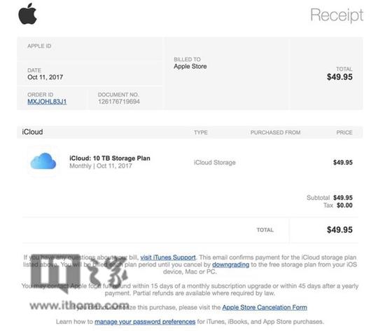 一个与精心制作的钓鱼邮件,图片来自MacRumors