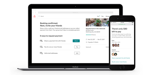 Airbnb瞄准团队游市场 推出AA支付功能