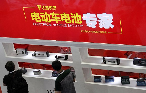 天能电池 图片来源:视觉中国