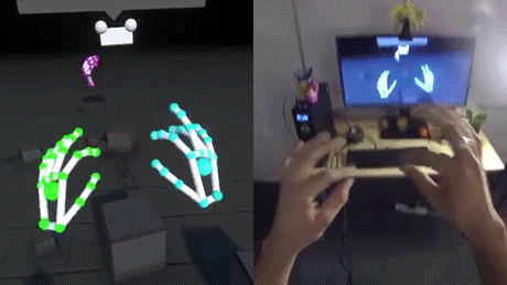 (Leap motion 的手势追踪技术)