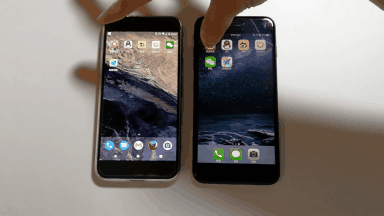 但在美图秀秀这样完全从内部存储加载内容的应用测试中,Pixel XL就再一次获得了优势,