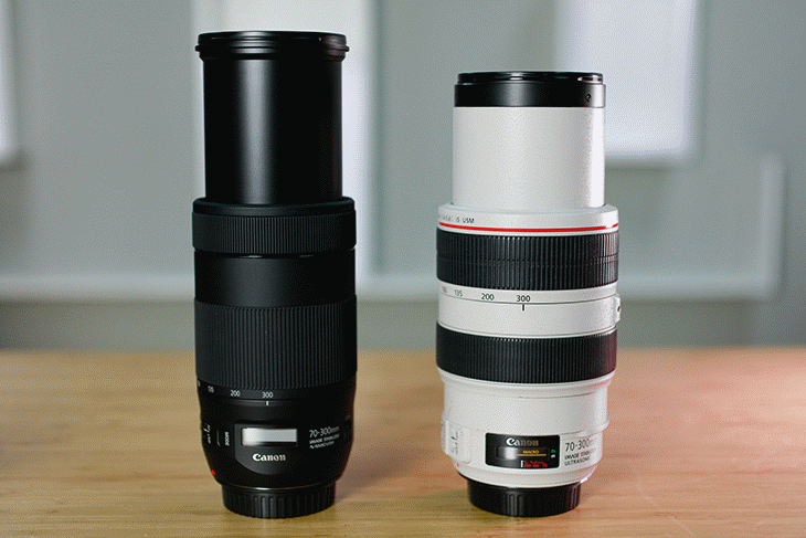 70-300mm II比“白胖”70-300mm苗条不少