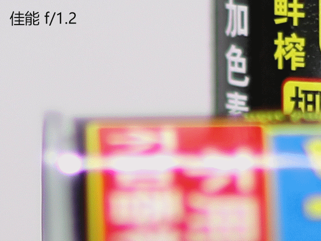 佳能色散测试