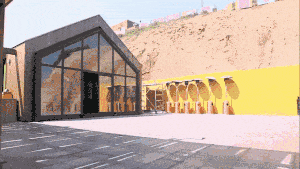 (Babylon Beach Club Istanbul 的可伸缩式结构)