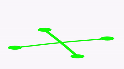 图2： 左图：带有剪切图形的弹性基底在拉伸过程中的旋转变形动态示意图（颜色代表旋转角度）；右图：从二维图形通过屈曲和扭转两个阶段变形为三维微结构的动态示意图。