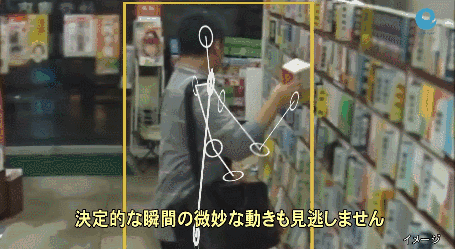 日本这款AI安全摄像头可以将商店小偷抓个现行