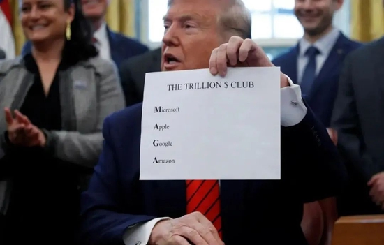 2022年2月,时任美国总统特朗普提出“MAGA组合”