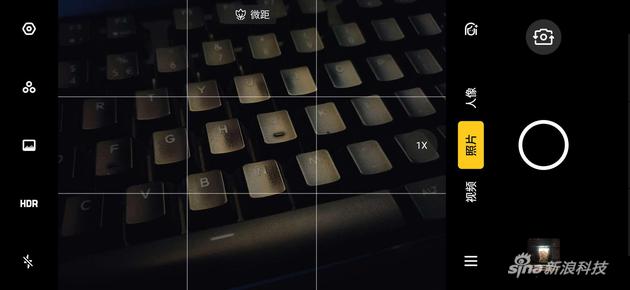 Reno拍照界面