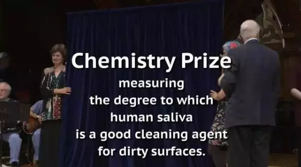今年搞笑诺贝尔化学奖口味甚重，研究对象居然是口水